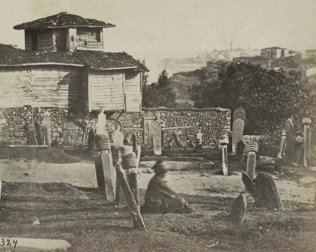 Ayaspaşa'dan Cihangir ve Sarayburnu / Charles Gerard, 1860 - 1880